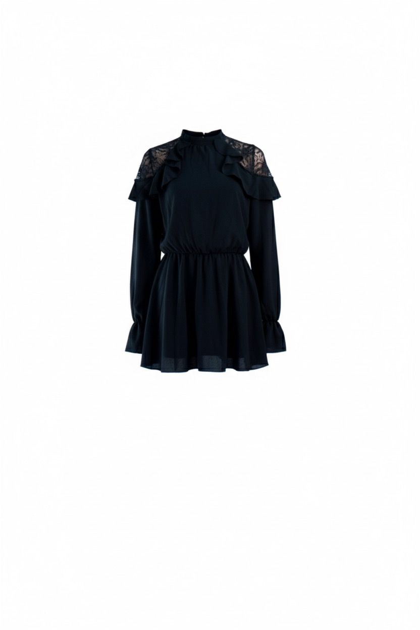 Bohoo women's dress black