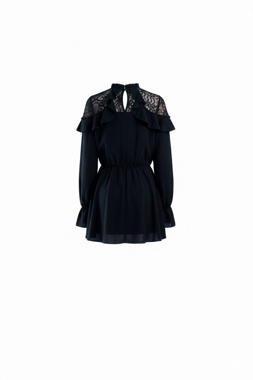 Bohoo women's dress black