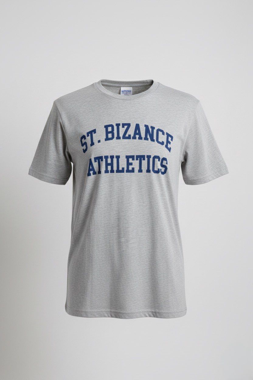 Bizance Paris Athletics grey unisex t-shirt