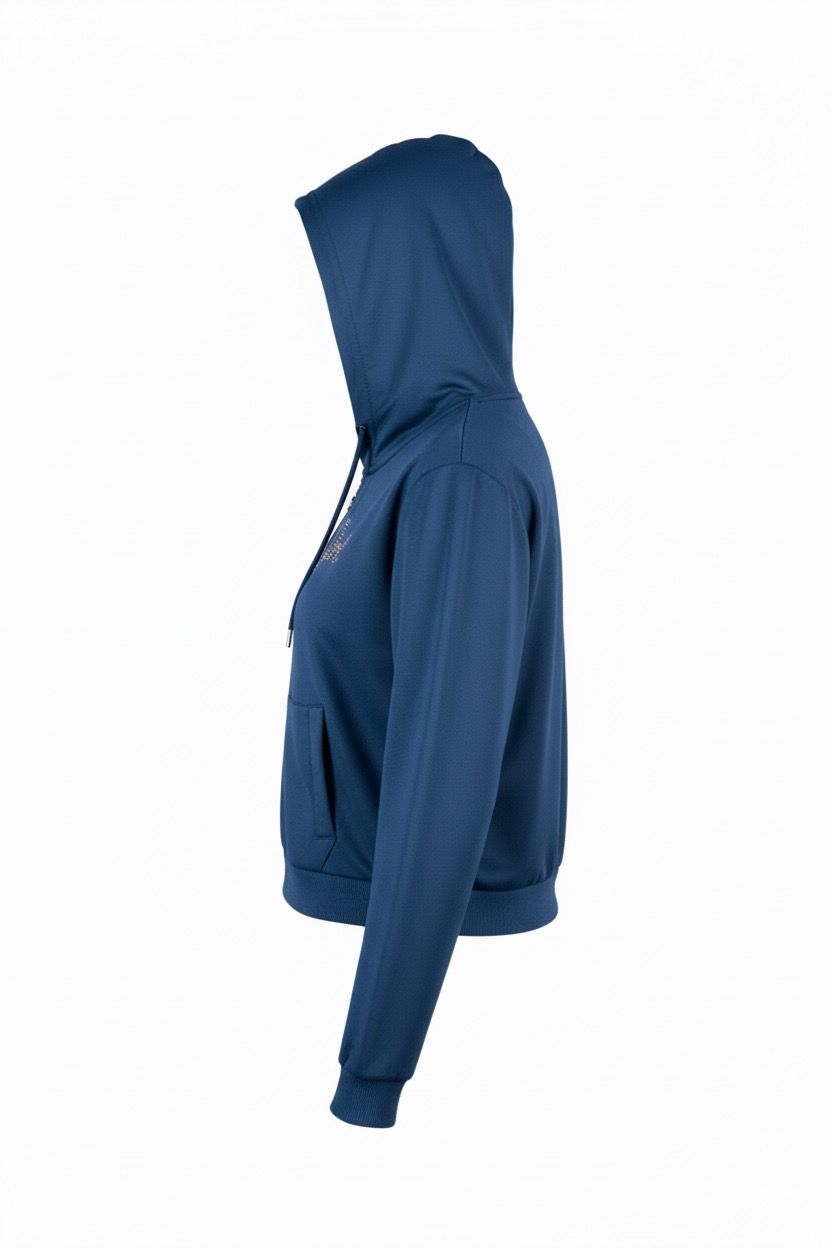 SHYX navy +yellow glitter sweatshirt