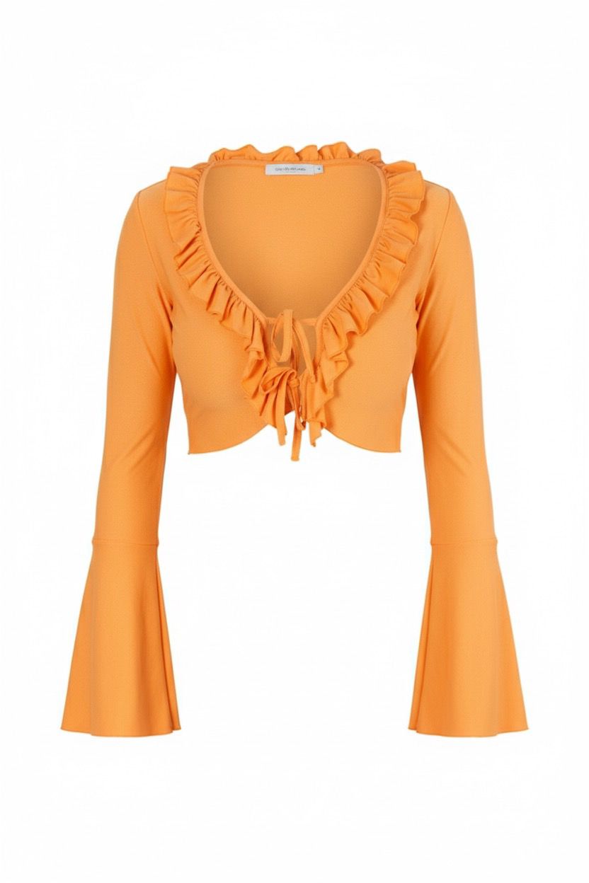 SHYX Goldie shirt cropper tan