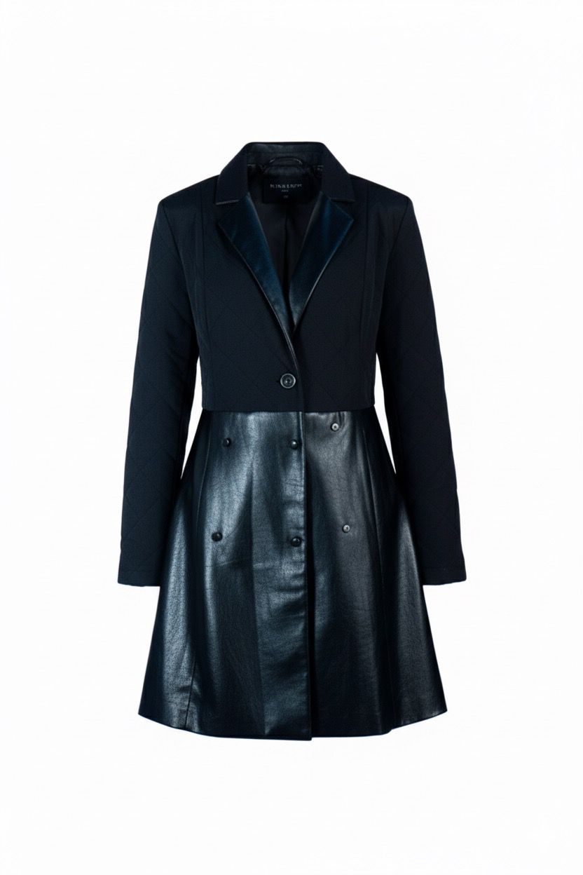 Public desire lon women's coat black