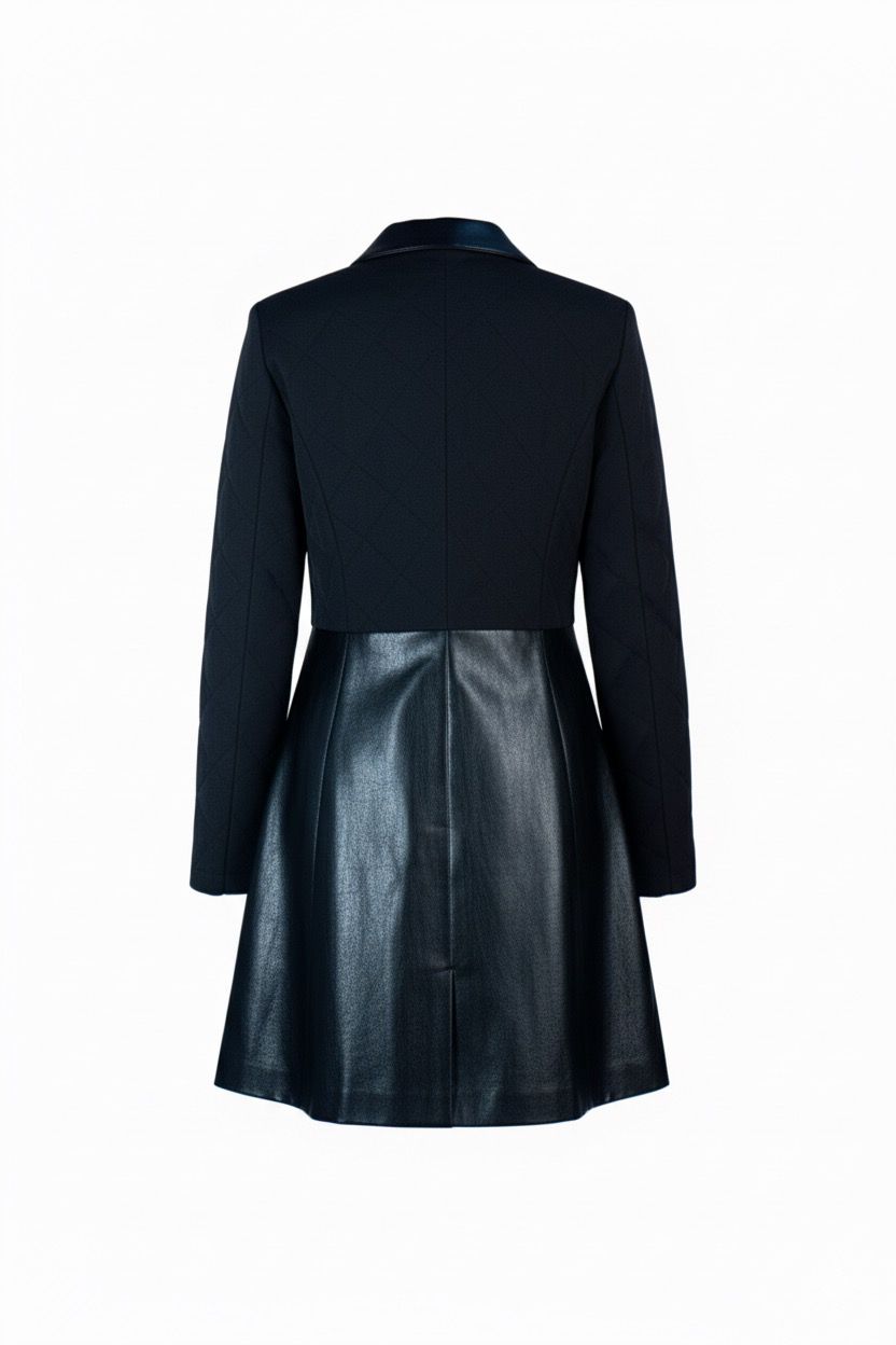 Public desire lon women's coat black