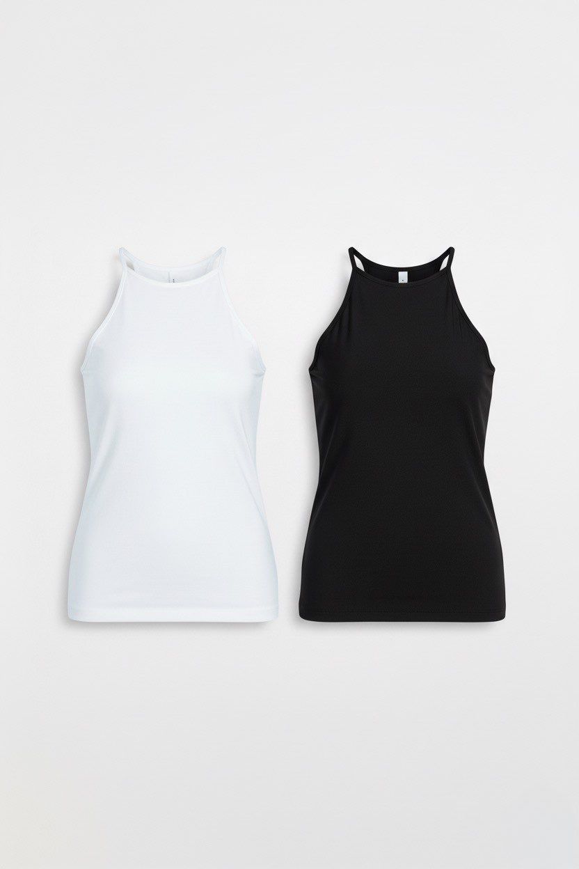 ONLY TREND 2 pack top black-white