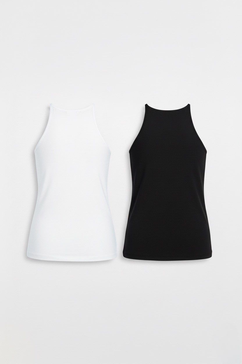 ONLY TREND 2 pack top black-white