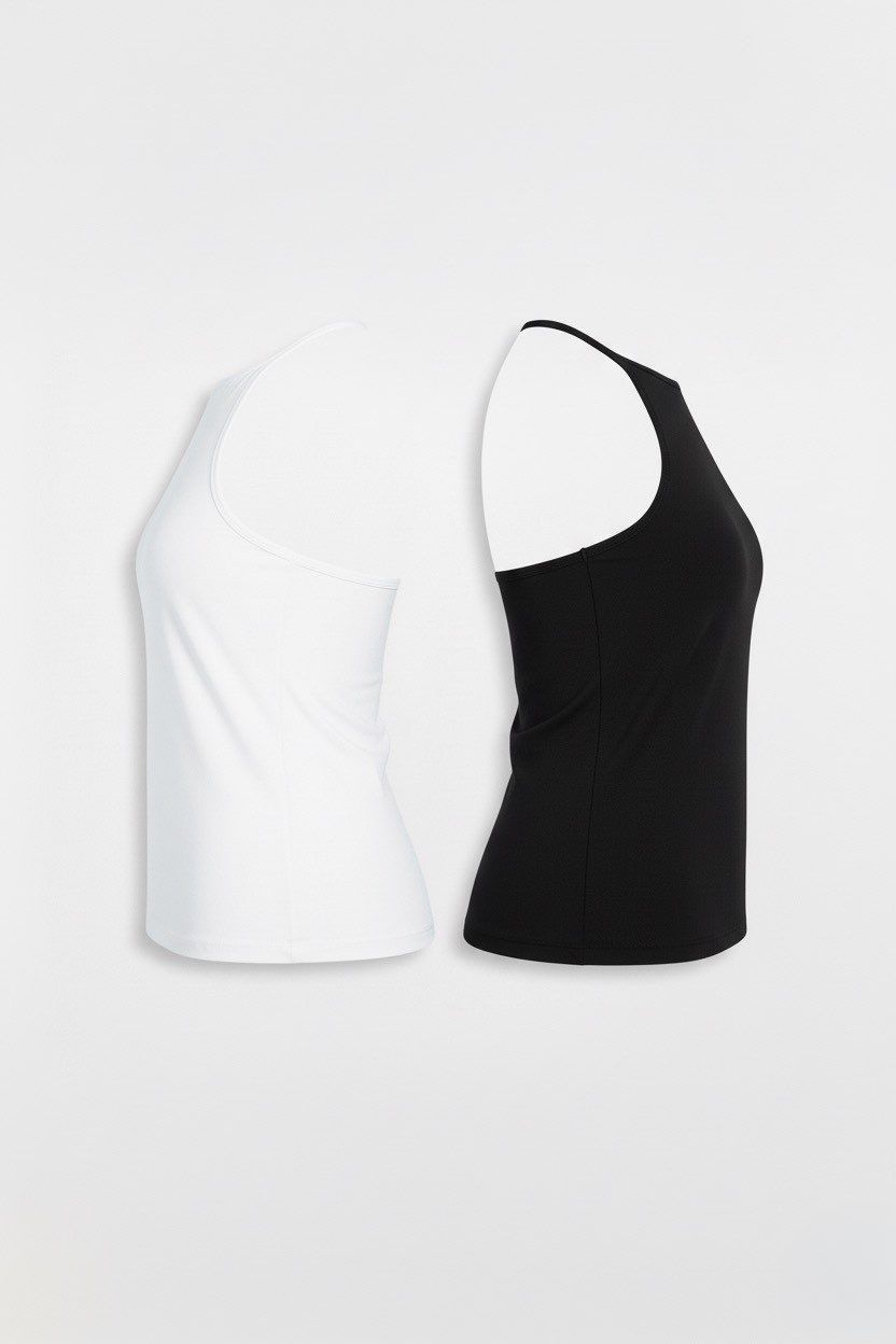 ONLY TREND 2 pack top black-white