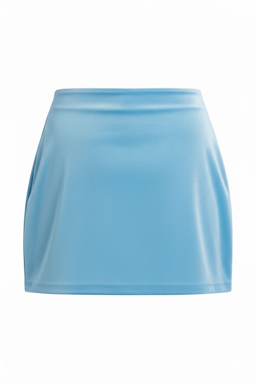 ONLY TREND perfect slit skirt light blue