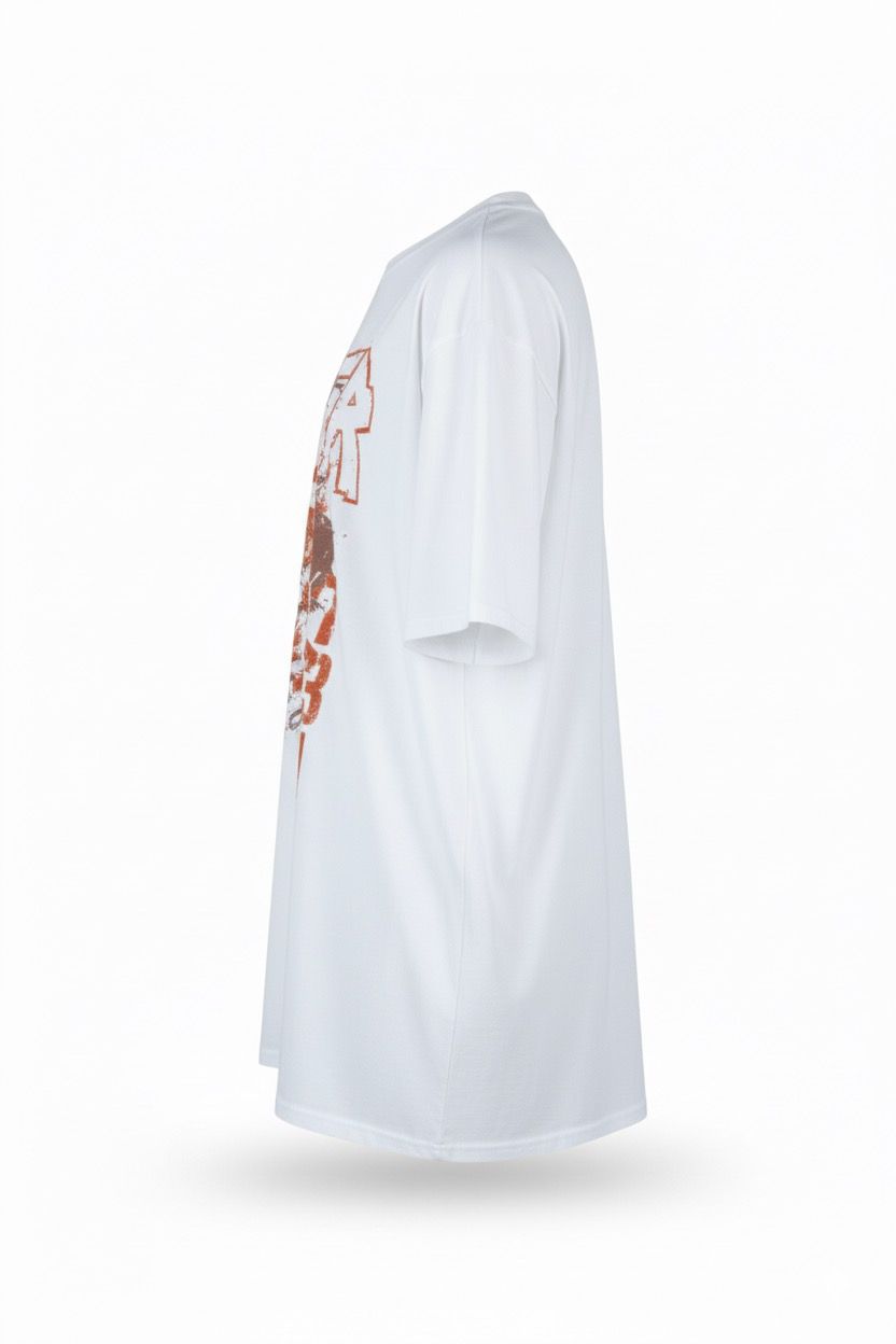 Nasty Gal Slayer graphic oversized T-shirt white