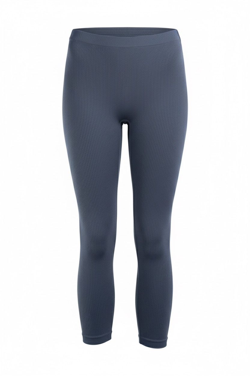 Nasty Gal Seamless Cropped Ribbed Workout Leggings