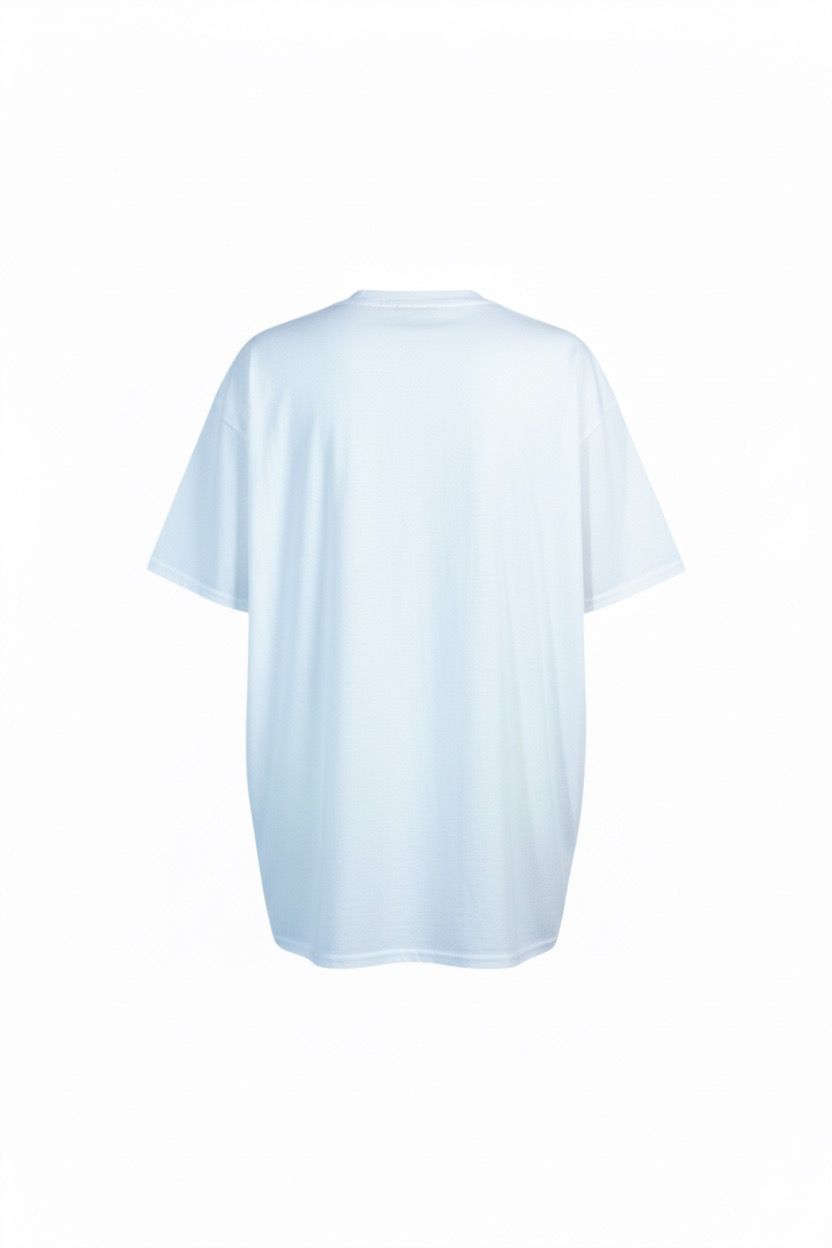 Nasty Gal oversized Heart graphic t-shirt white