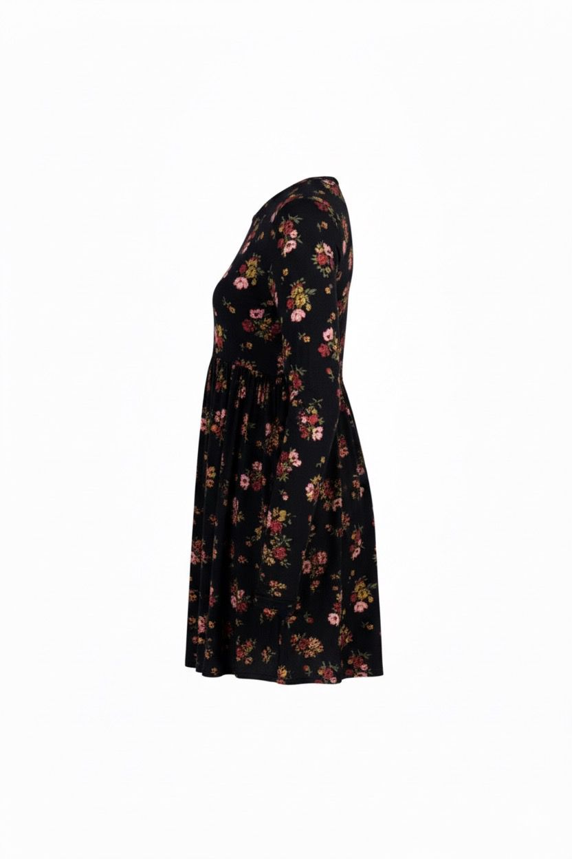 Bohoo floral print smock dress