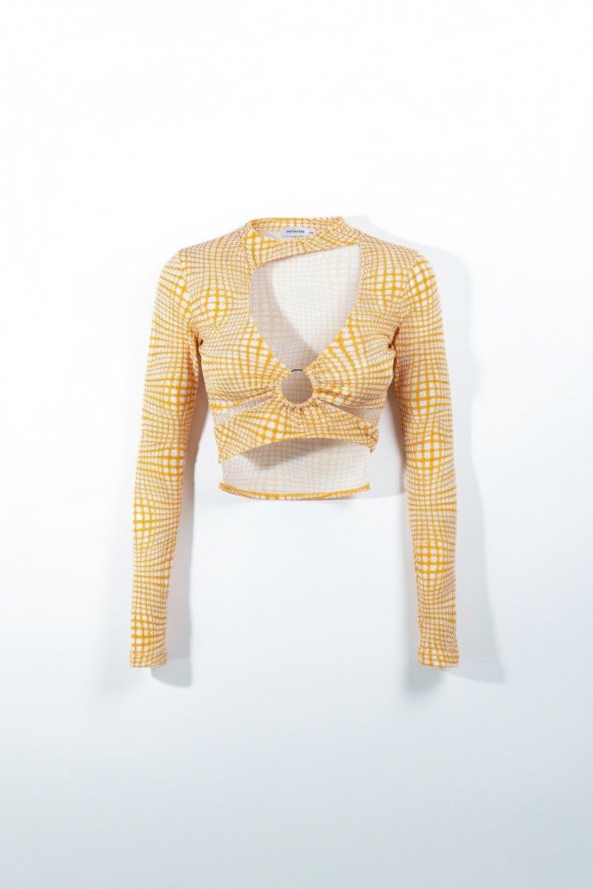 AY X Antonia elise top orange and blue