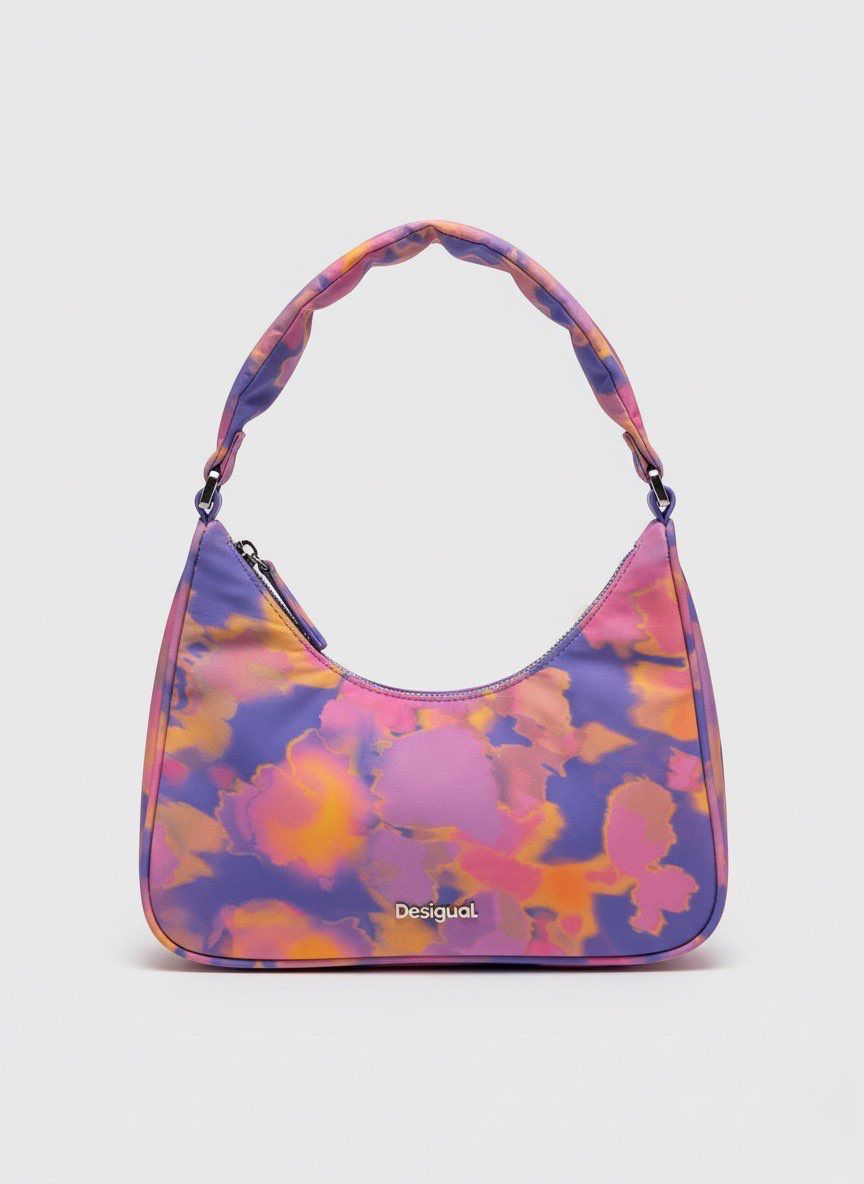 Desigual Abstractum Medley Violet-blue patterned handbag for women