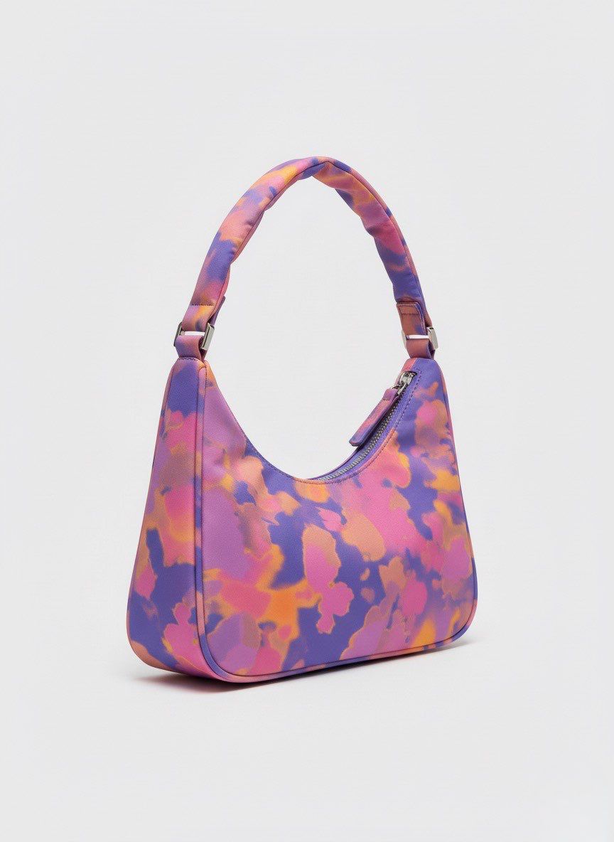 Desigual Abstractum Medley Violet-blue patterned handbag for women