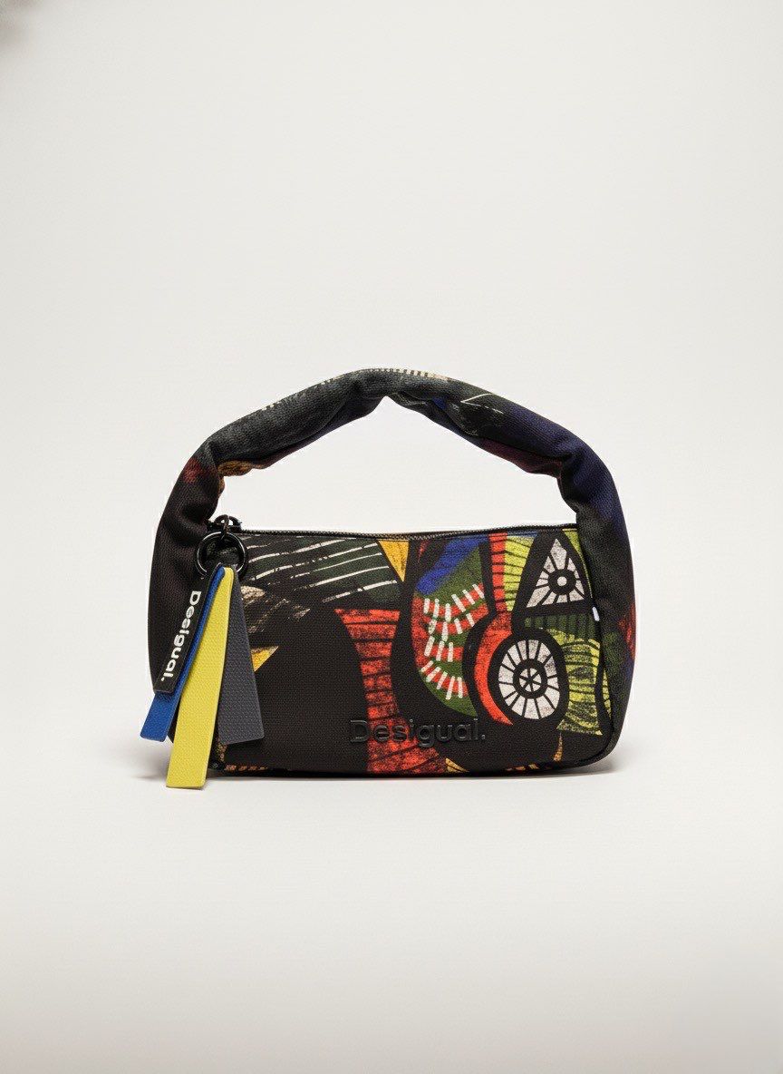 Desigual Malaga Scott black women's patterned handbag