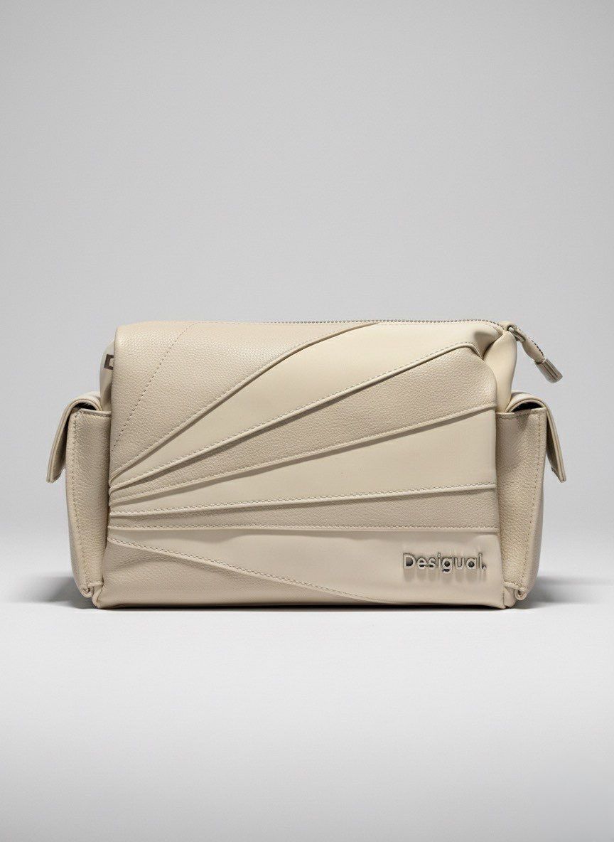 Desigual Machina Habana cream women's handbag