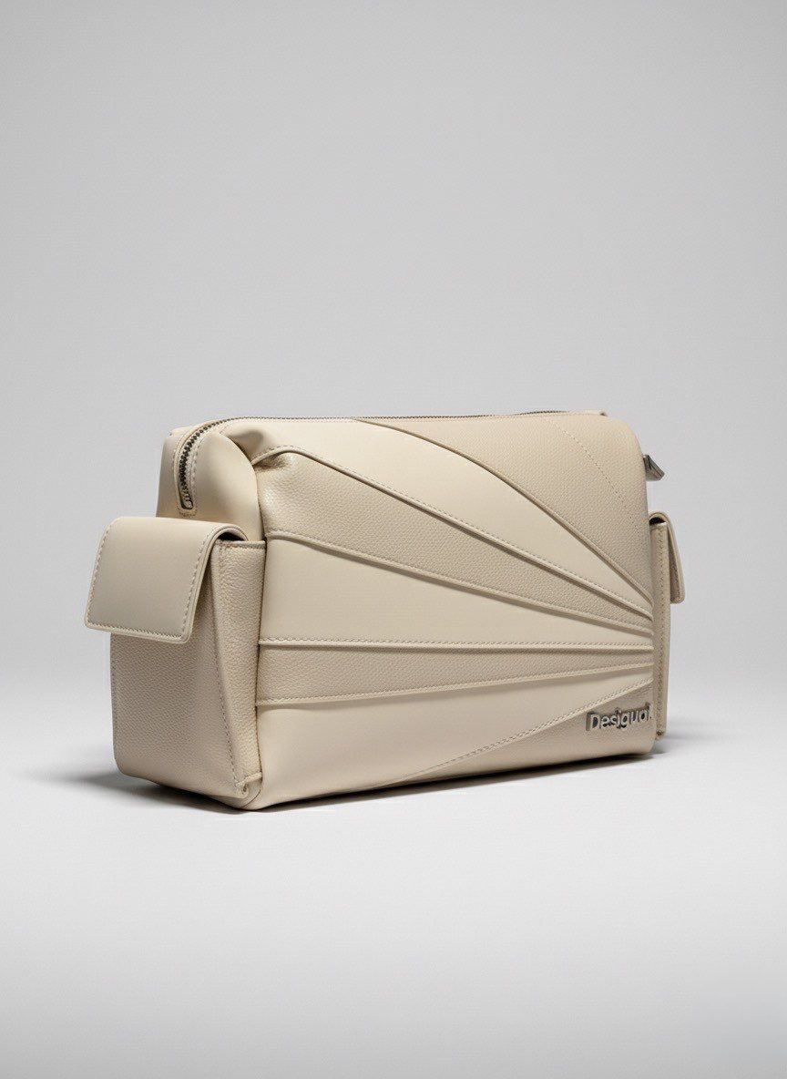 Desigual Machina Habana cream women's handbag