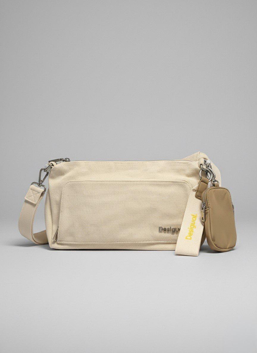 Desigual Textus Urus Maxi Beige women's handbag