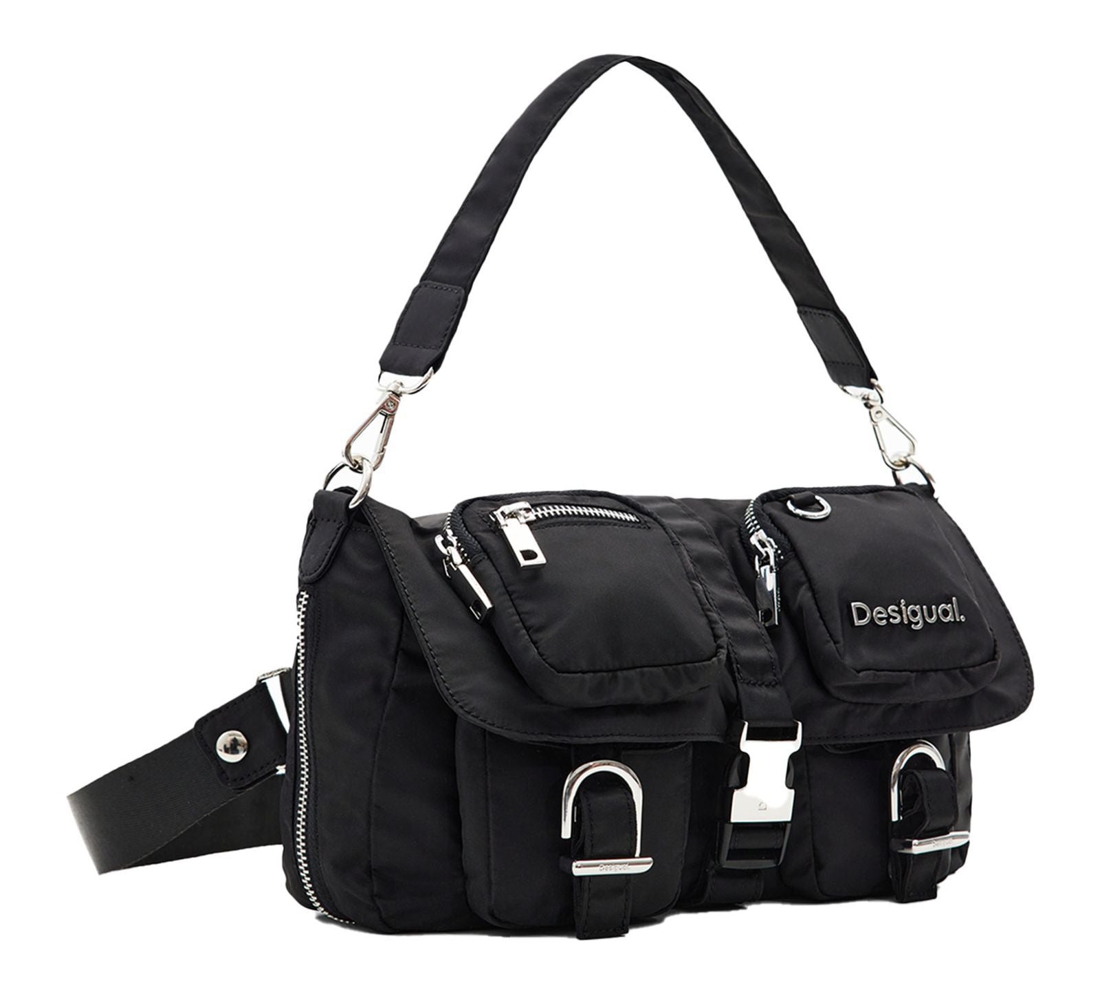 Desigual Palvinder Tromso Satin Devetex Black women's handbag