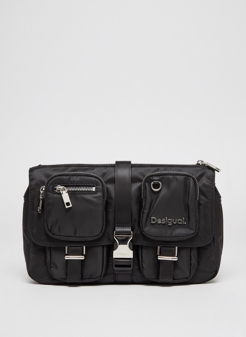 Desigual Palvinder Tromso Satin Devetex Black women's handbag